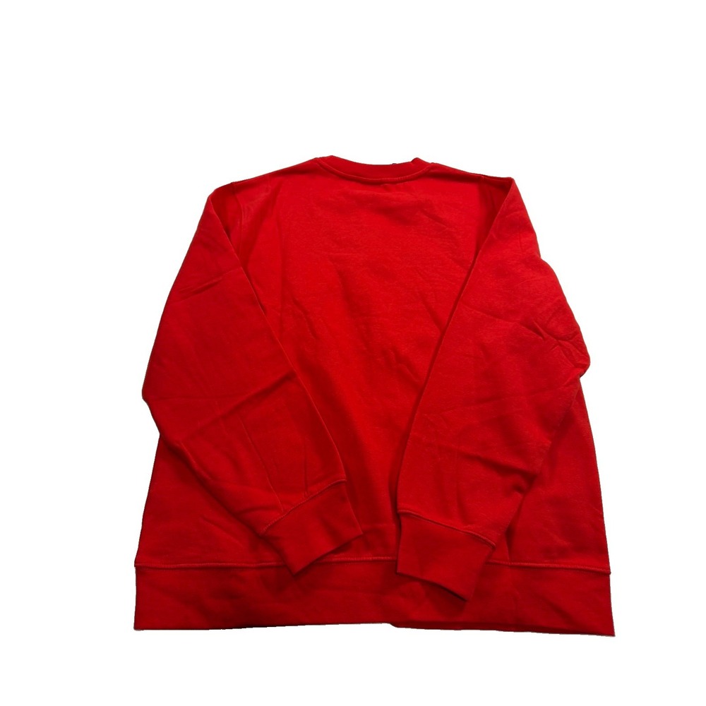 Wisconsin Badgers Red Embroidered Crewneck Sweatshirt Large NWT Red & White - Picture 2 of 7